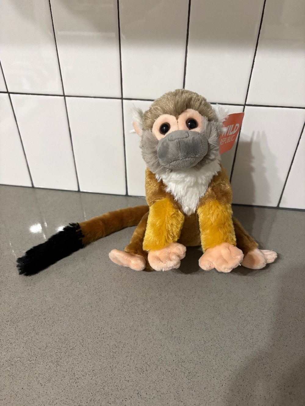NWT Adorable Wild Republic mini squirrel monkey stuffed animal